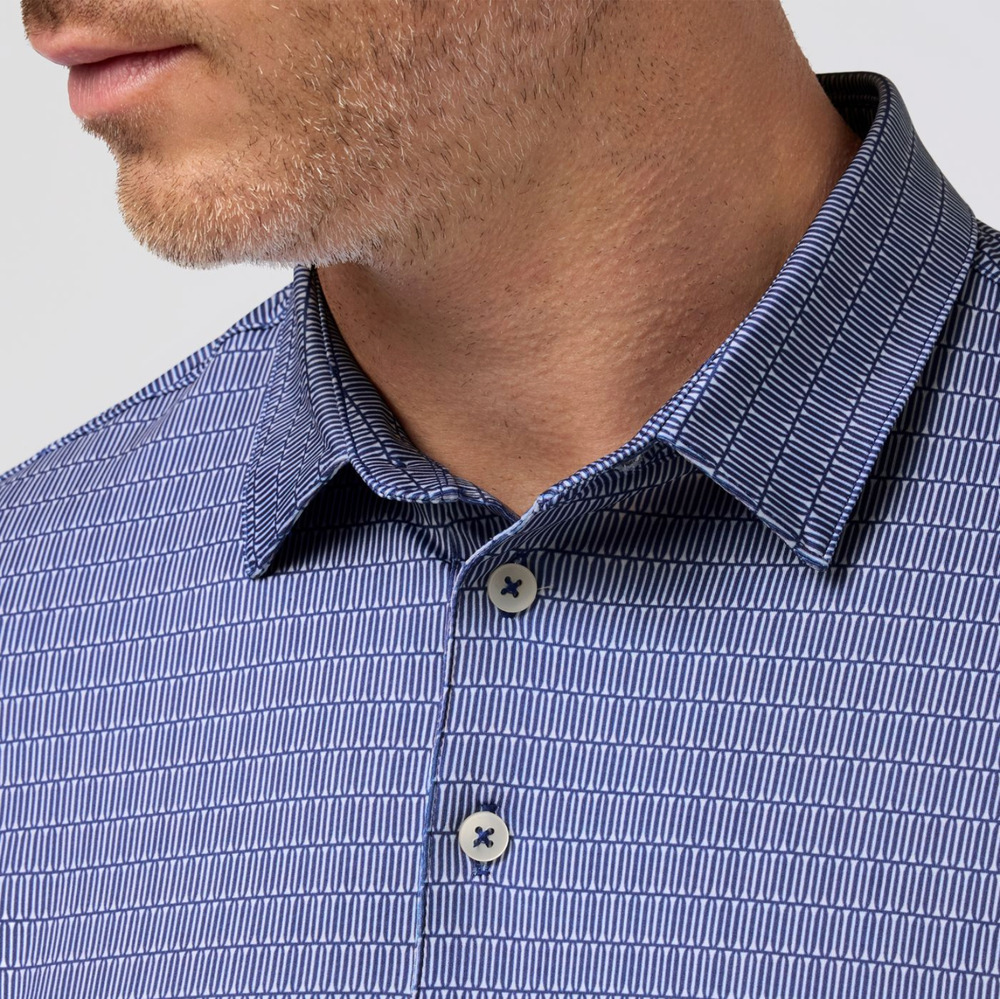 Versa SS Polo Trim Fit - Cobalt Tee Time